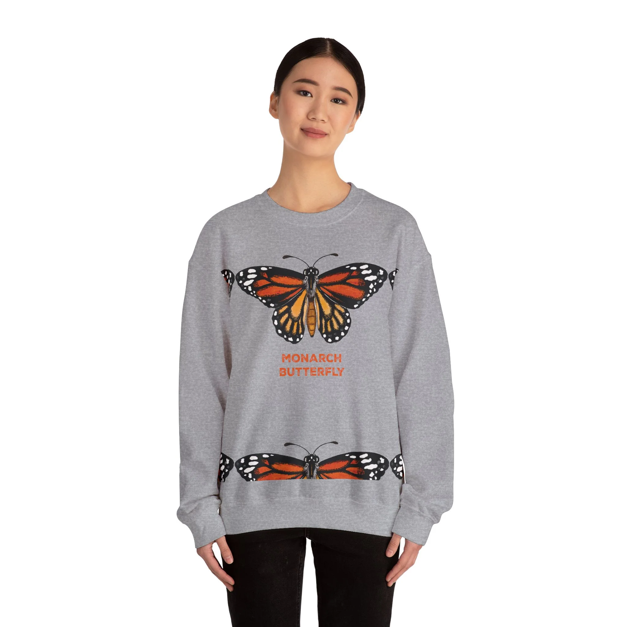 Monarch Butterfly Graphic Sweatshirt
