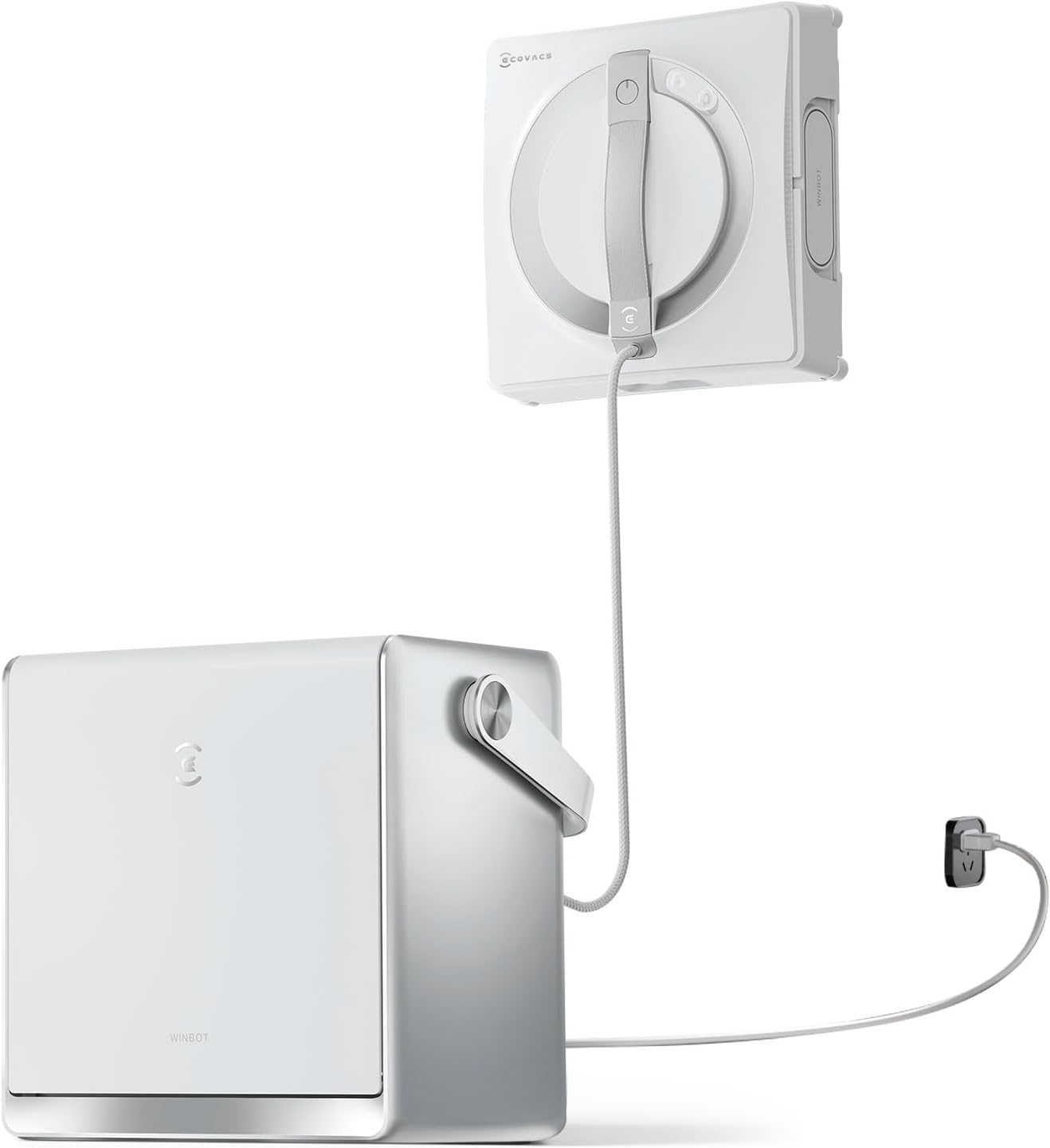 ECOVACS W2 PRO OMNI Robot Lavavetri con Stazione Multifunzione, Ricarica Durante il Funzionamento, Triplo Ugello Spruzzatore d'acqua, Protezione a 12 Livelli, Pianificazione del Percorso WIN-SLAM 4.0