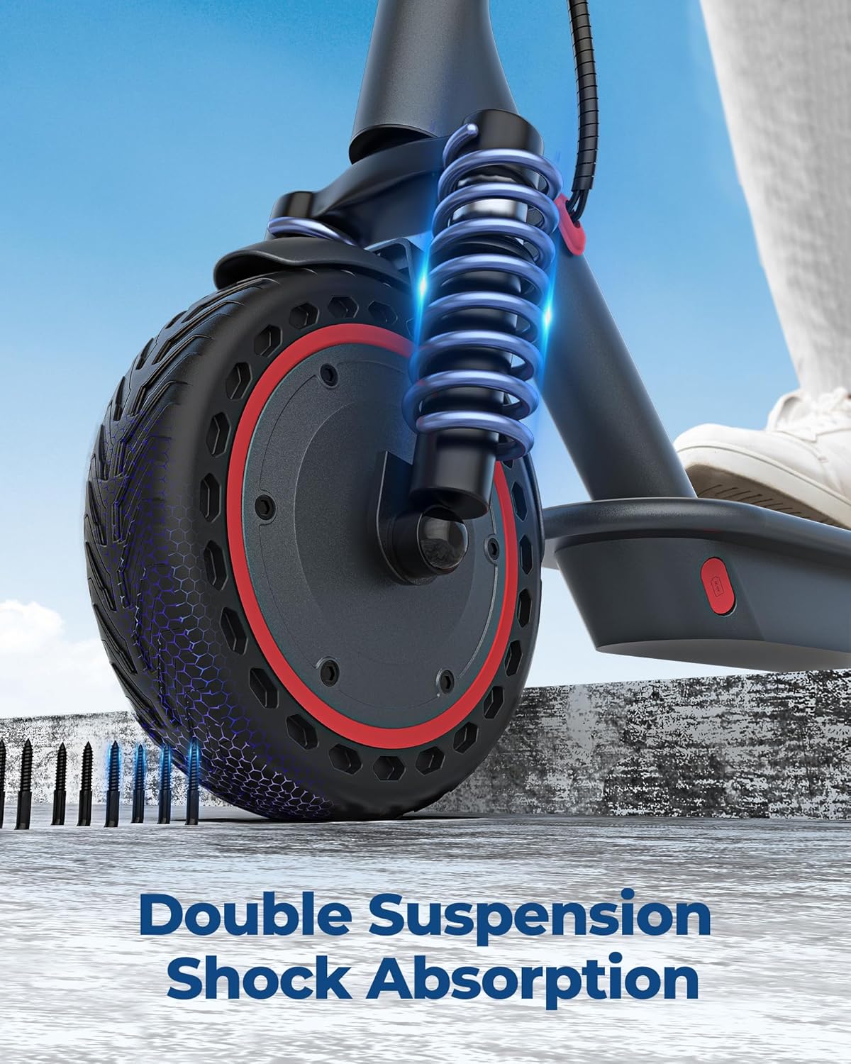 Electric Scooter 350W/500W Powerful Motor 8.5