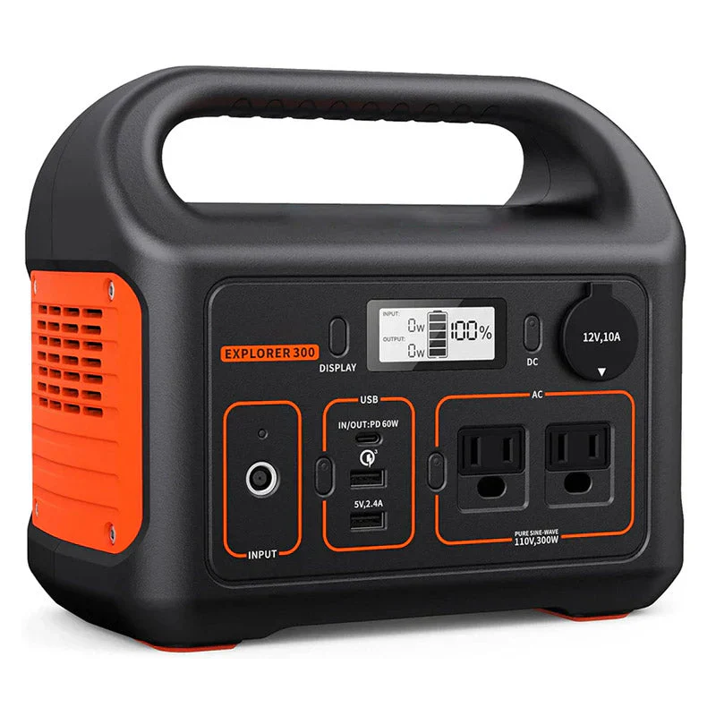Portable Power Station Explorer 300, 293Wh Backup Lithium Battery, Solar Generator for Outdoors Camping Travel Hunting Blackout (Solar Panel Optional)