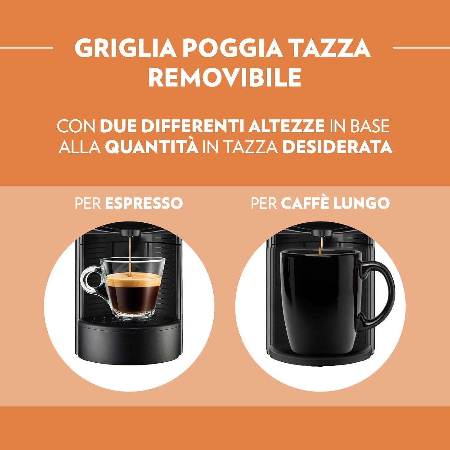 Lavazza A Modo Mio Jolie Evo, Macchina per Caffè Realizzata con 36% di Plastica Riciclata, Macchina Espresso con 64 Capsule Lavazza A Modo Mio Tierra Assortite Incluse, Verde