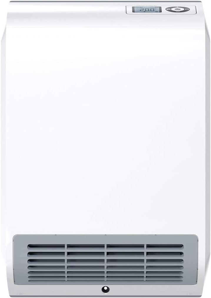 STIEBEL ELTRON Schnellheizer CK 20 Trend LCD für ca. 25 m, TV geprüft, Made in Germany, LC-Display, Wochentimer, Keramik Heizlüfter energiesparend, Bad, 2 kW, 236653