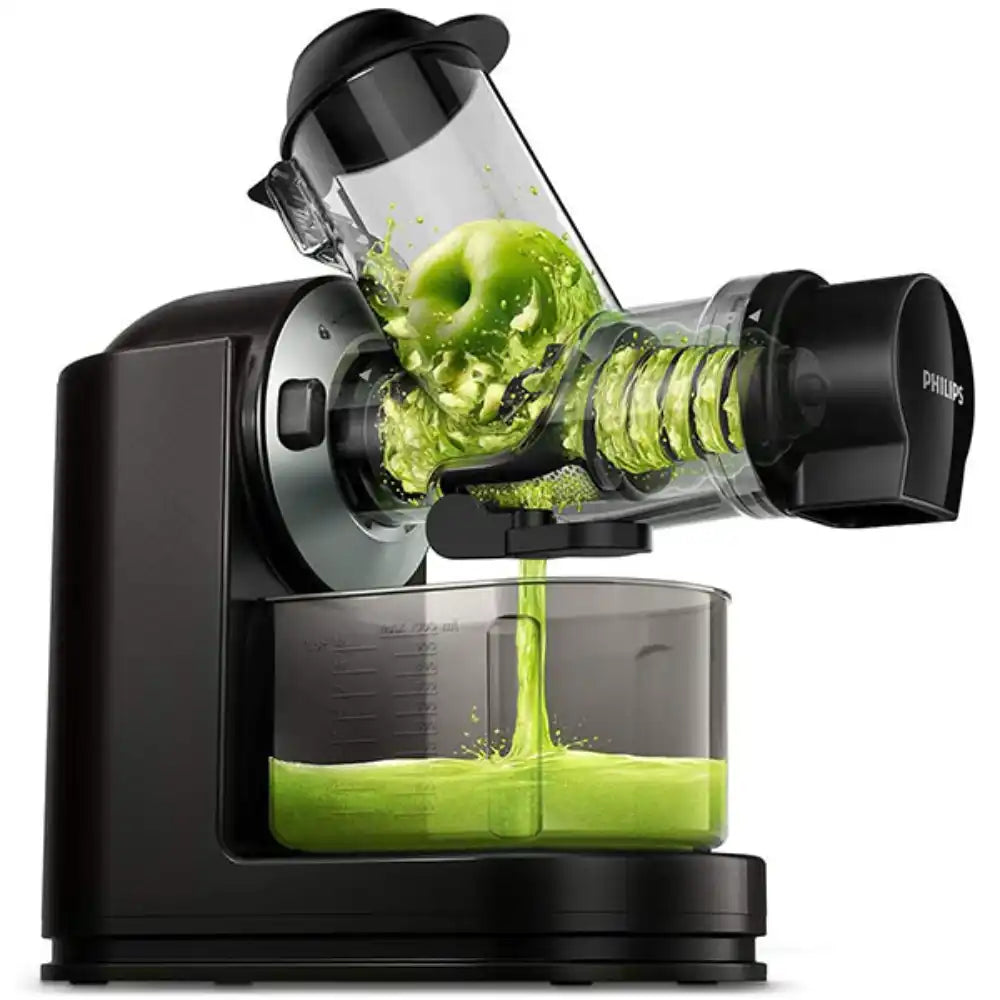 Philips Viva Cold Press Masticating Slow Juicer - Black | HR1889/71
