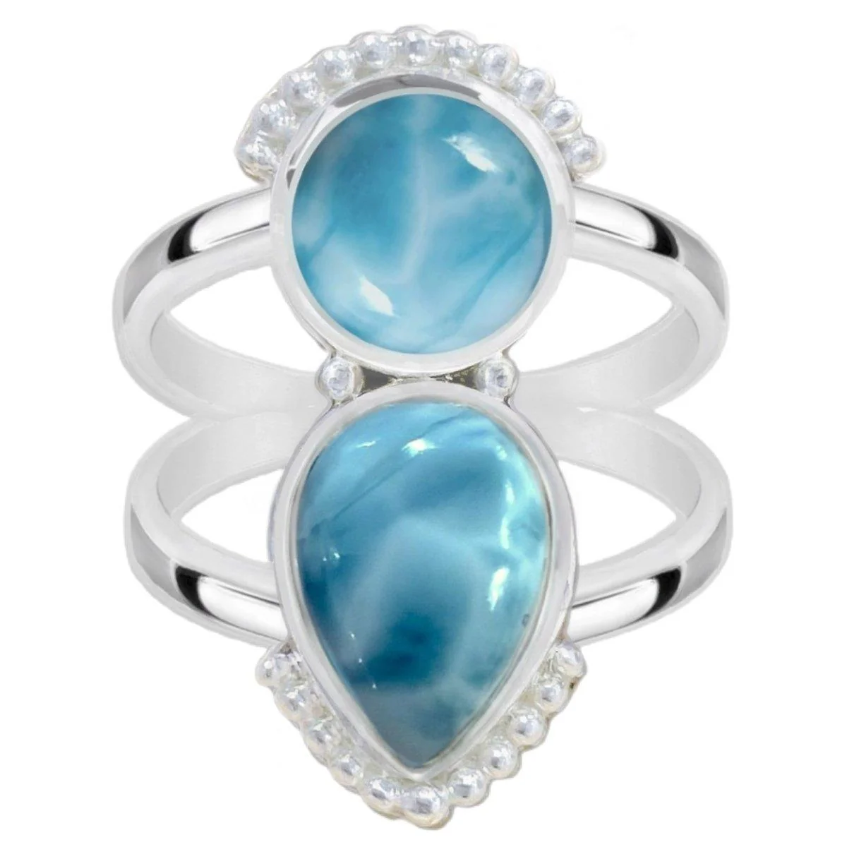 Laihas Peaceful Solitude Larimar Ring