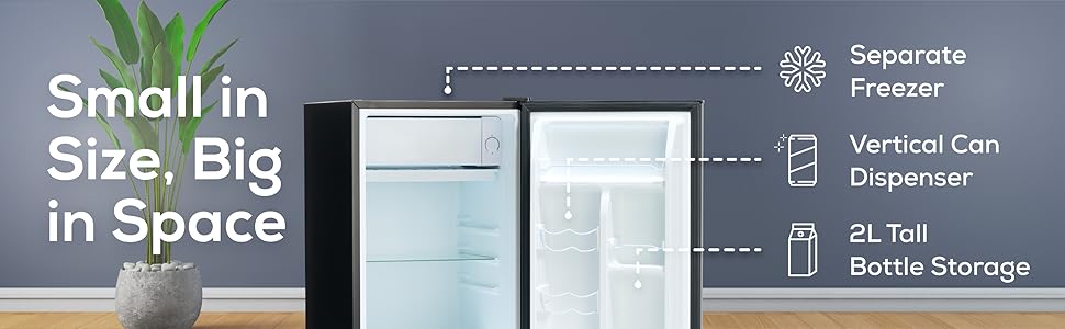 Igloo fridge open