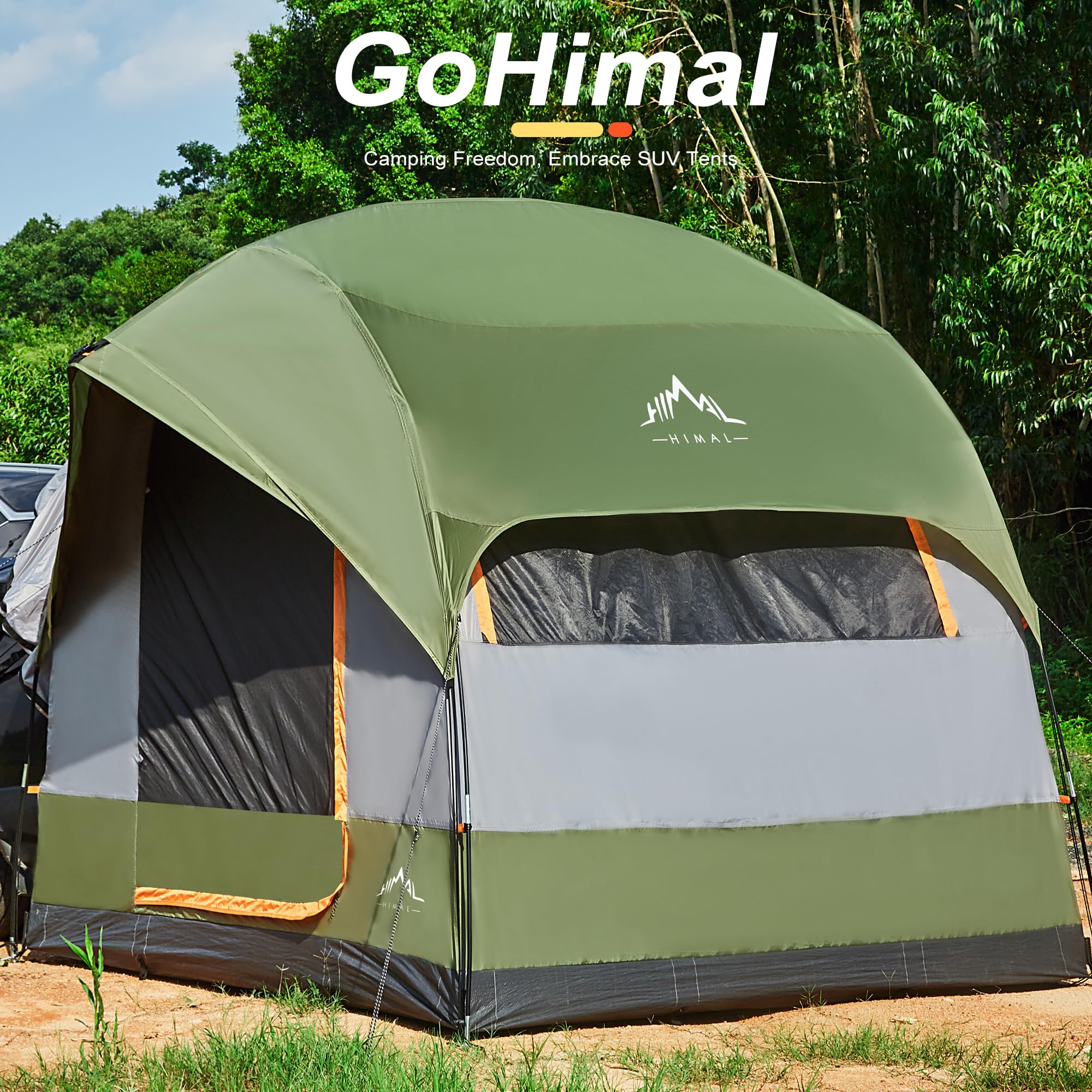GoHimal Vízálló SUV Sátor Kempingezéshez, 240cm H x 240cm Sz x 220cm M