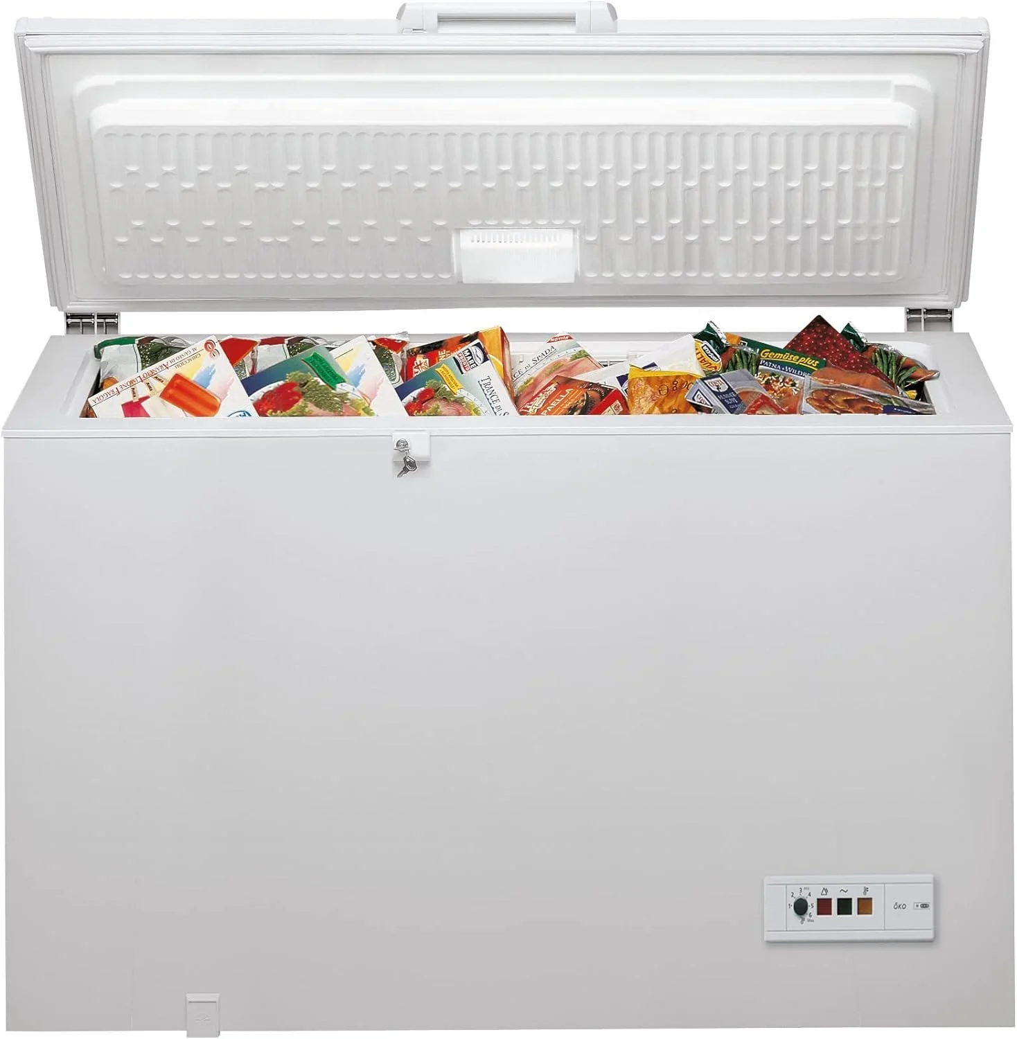 Bauknecht GT 219 A3+ Congelatore a pozzetto/ Capacità congelamento: 215 L/ Super congelamento/ SpaceMax/ Illuminazione interna/ ECO Risparmio energetico/ Sicurezza bambini