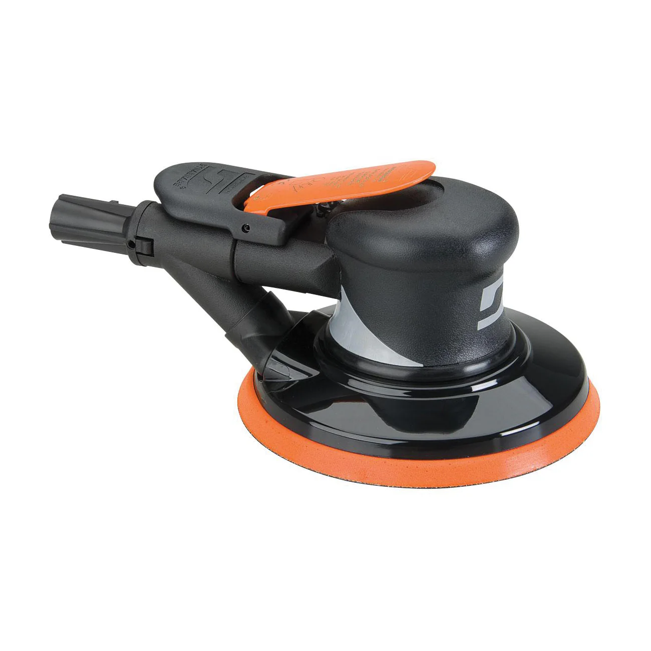 Dynabrade Silver Supreme 56893  ~  6 Inch Diameter Self-Generated Vacuum Dynorbital Supreme Random Orbital Sander .28 Hp 12000 Rpm 3/8 Diameter Orbit