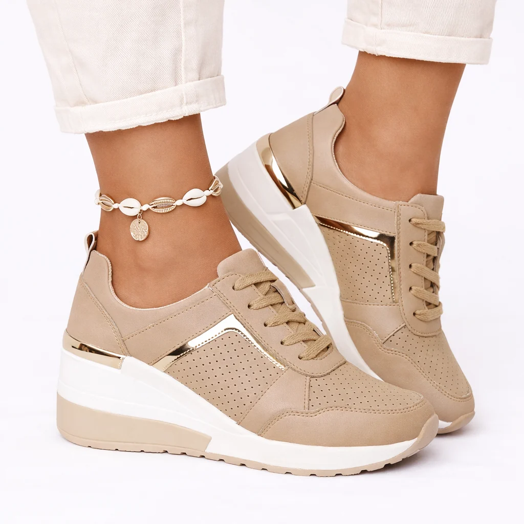 Women��s Casual Shoes Supportive Wedge Sole Design