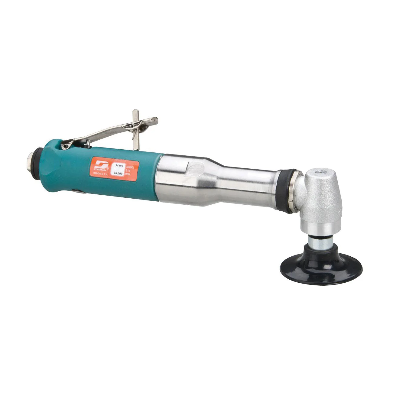 Dynabrade 54403  ~  3 Inch Diameter Extended Right Angle Disc Sander .7 Hp 18000 Rpm Composite