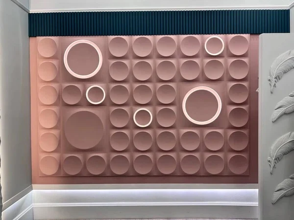 GYPSUM 3D WALL PANEL | COSMIC 0012 + LED LARGE
