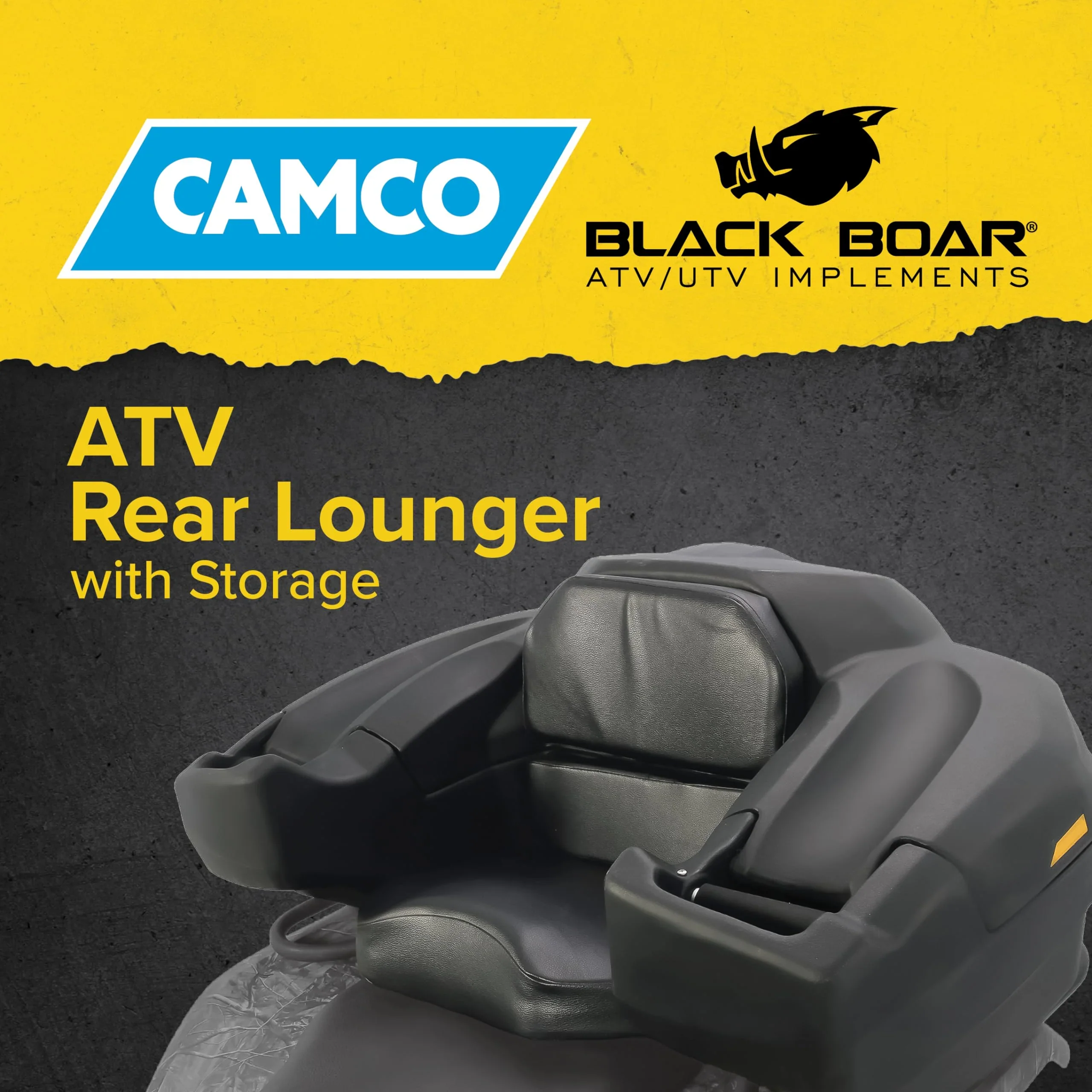 Black Boar Camco UTV/ATV Hátsó tárolódoboz és pihenő