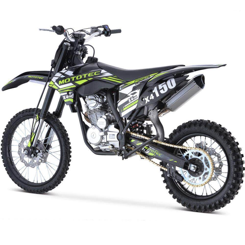 MotoTec X5 250 köbcentis, 4 ütemű benzines krosszmotor, fekete