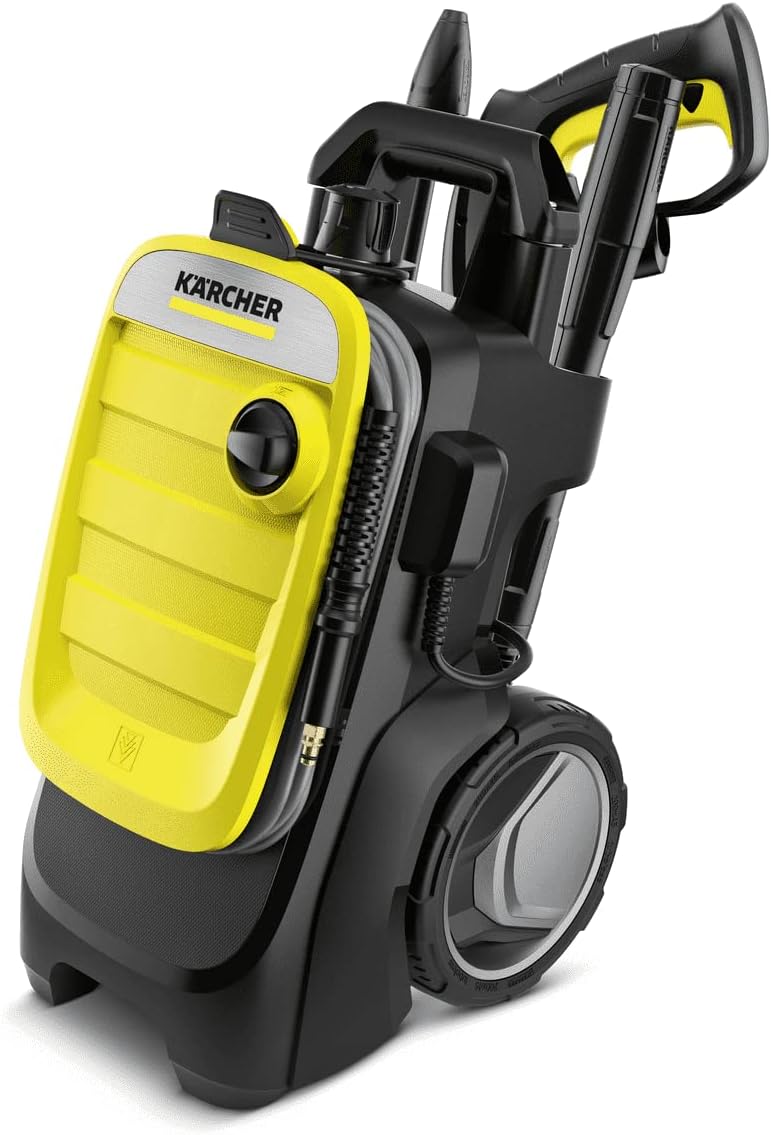 Krcher hogedrukreiniger K 7 Premium Power Home, druk: 180 bar, debiet: 600 l/h, oppervlaktecapaciteit: 60 m/h, vermogen: 3.000 W, slanghaspel, met pistool, vuilvreter, spuitlans
