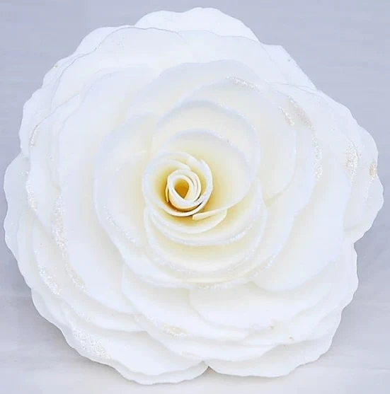 Sky Rose Soap Flower