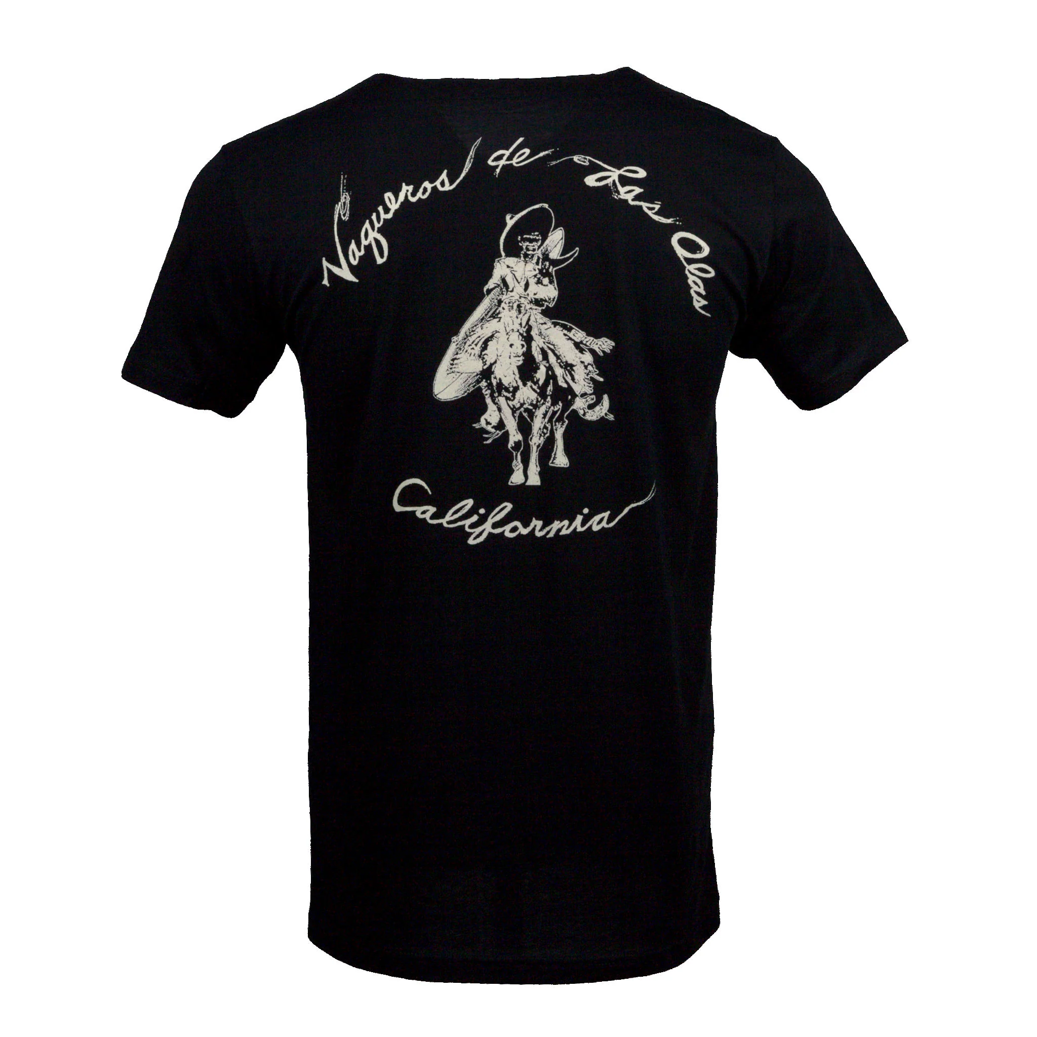 Vaqueros de las Olas Short Sleeve T-Shirt - Black