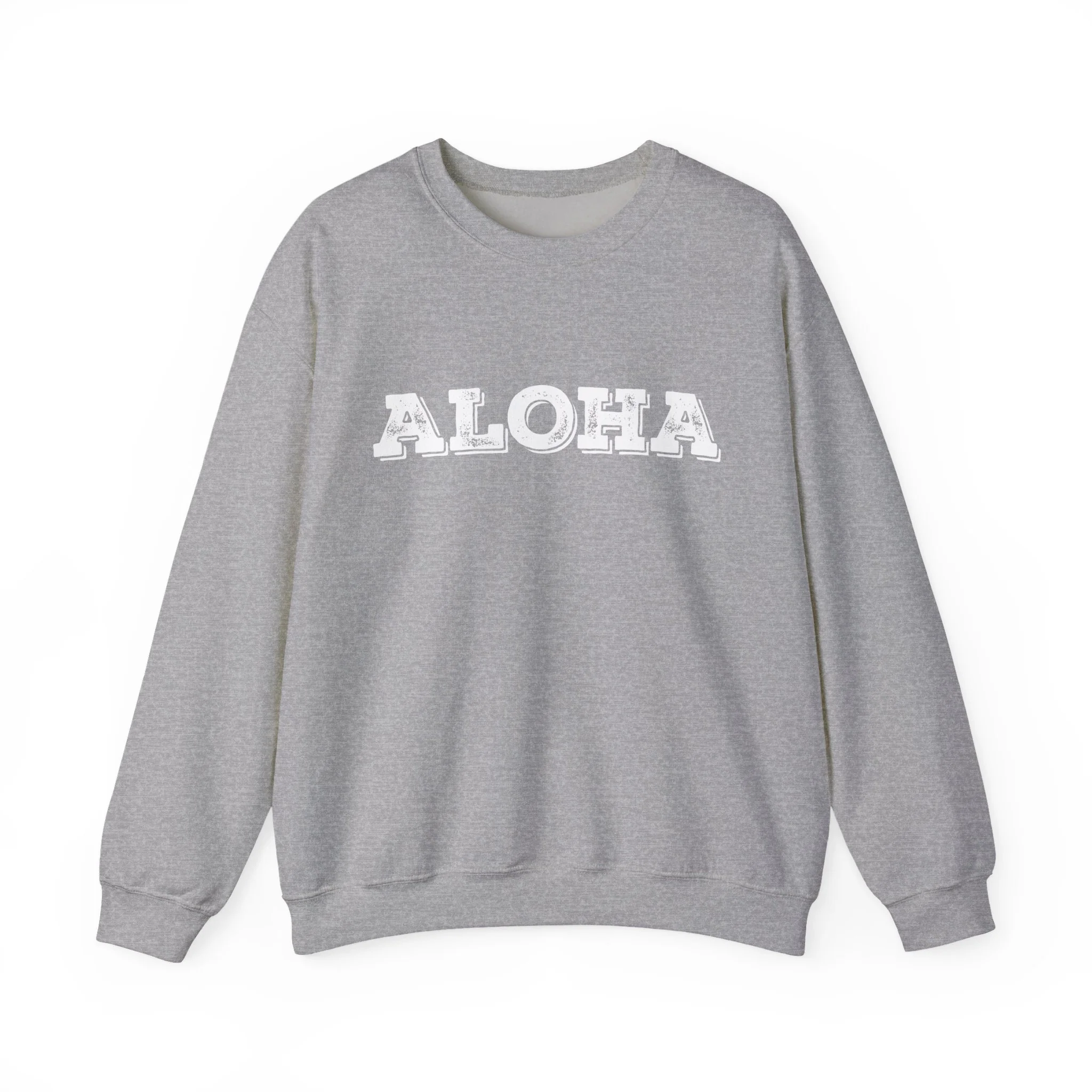 Crewneck Sweatshirt - Classic White Heavy Blend Crewneck