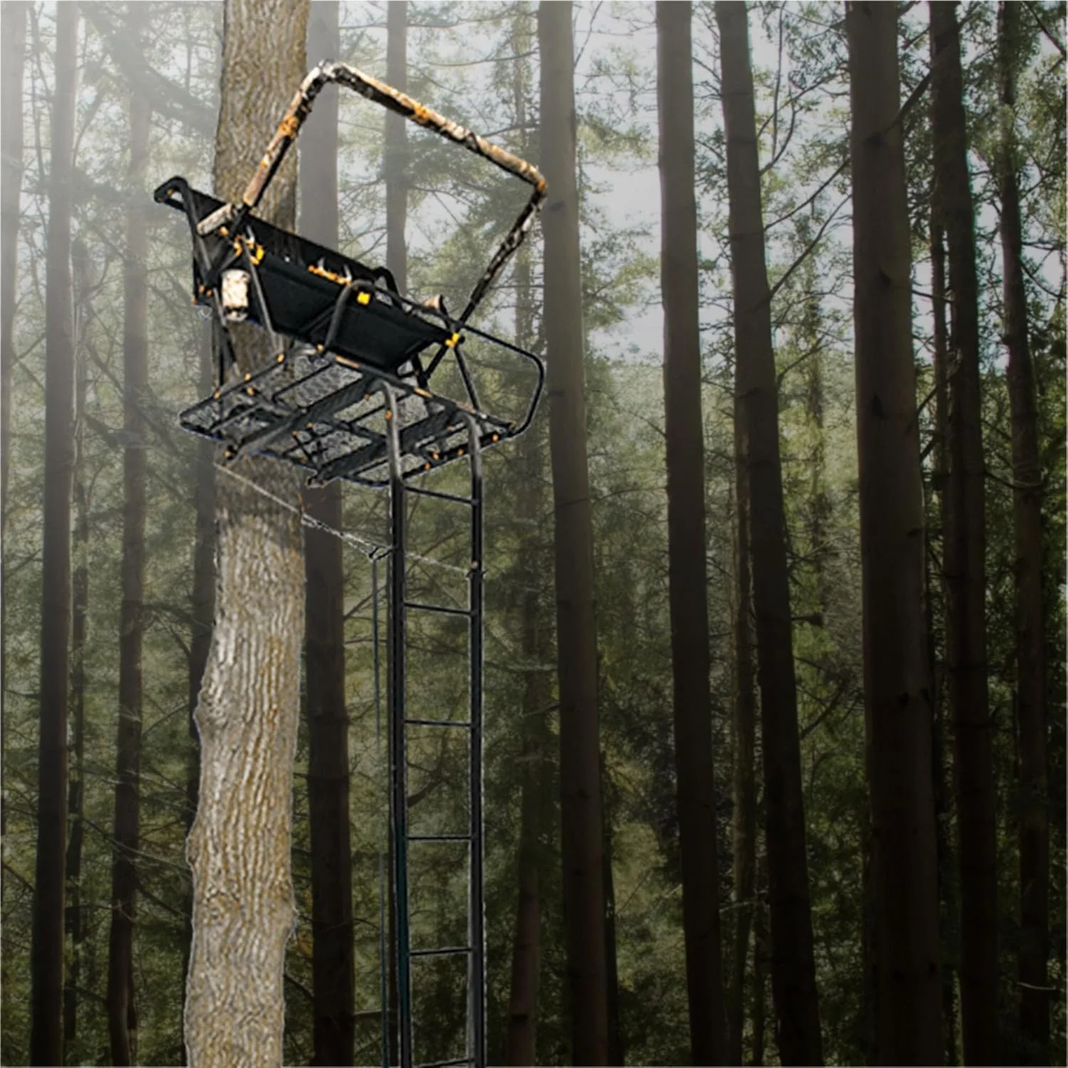 MUDDY Nexus XTL Ladder Tree Stand, 20ft, 500lb Capacity, 2-Person