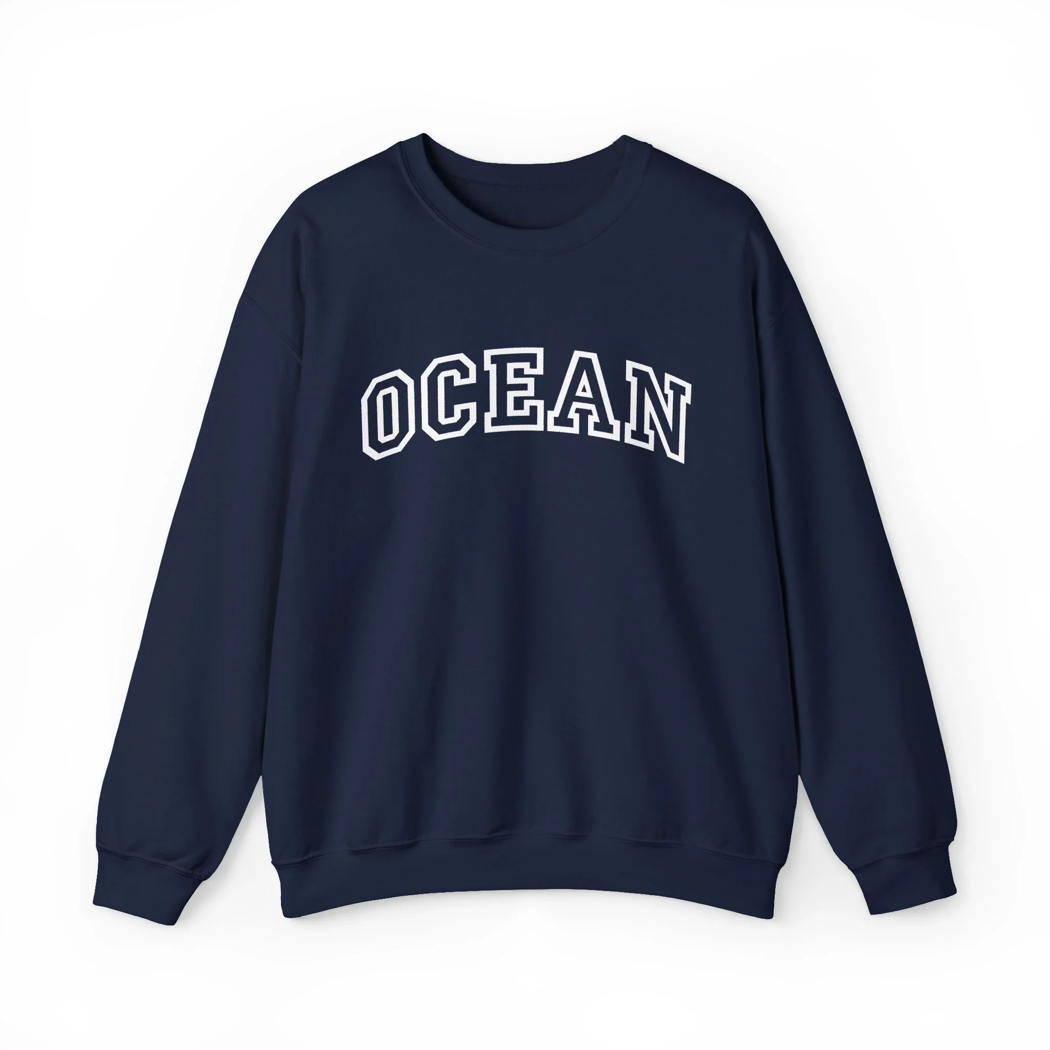Ocean Crewneck Sweatshirt - Casual Coastal Pullover