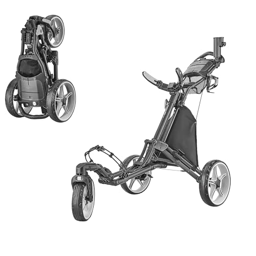 Caddytek CaddyLite One Girevole V8, Grigio Scuro, Carrello di Spinta di Golf Unisex Adulto, Nero, Taglia Unica : Amazon.it: Sport e tempo libero