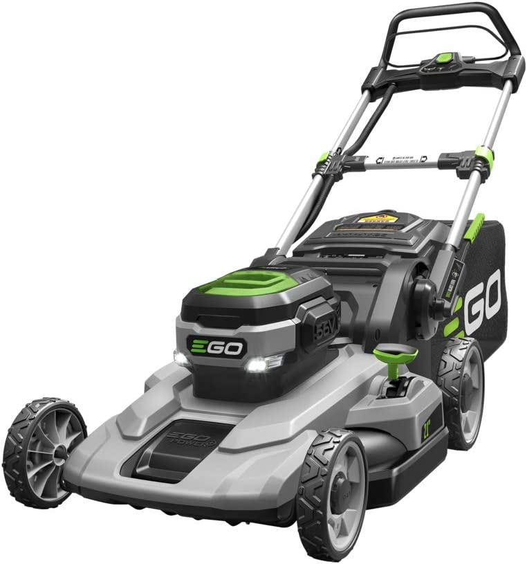 Power+ LM2101 21-Inch 56-Volt Lithium-ion Cordless Lawn Mower 5.0Ah Battery