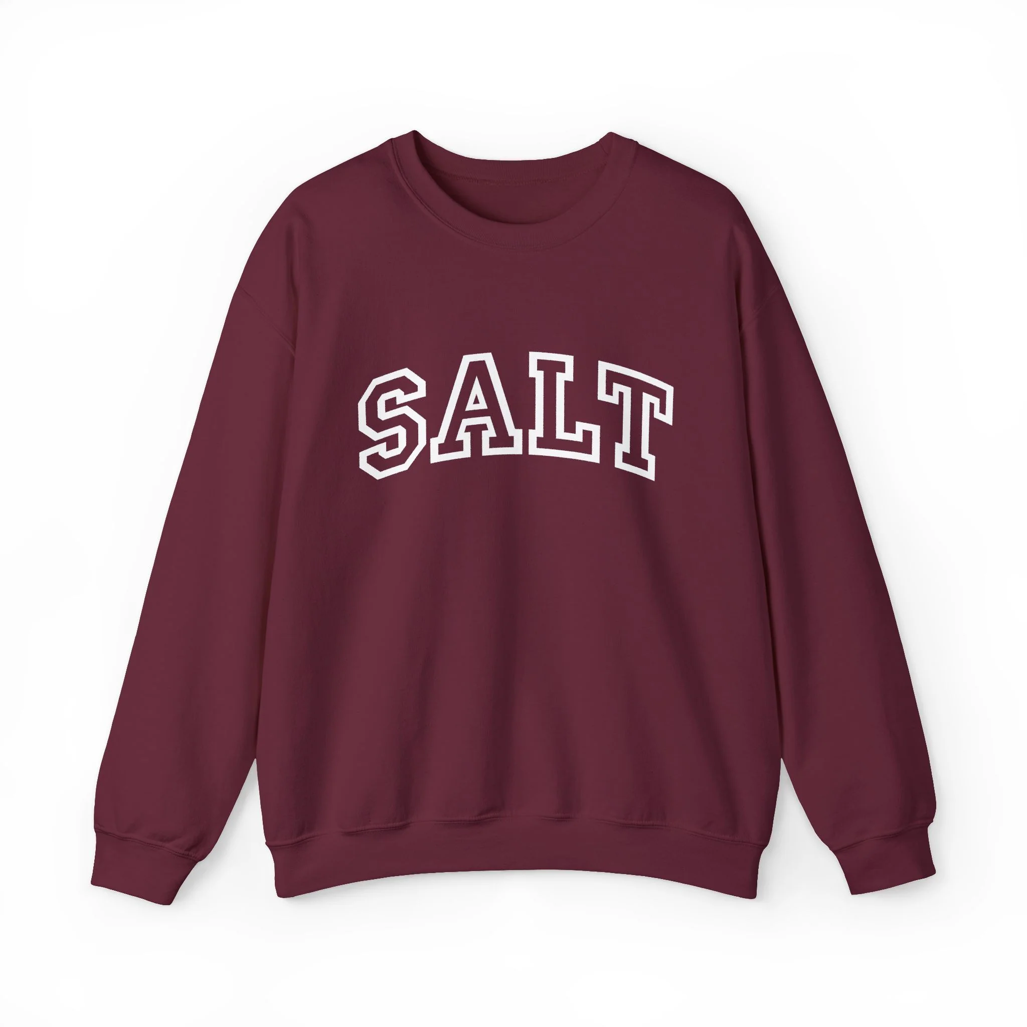 Salt Graphic Sweatshirt - Collegiate Block Letter Crewneck