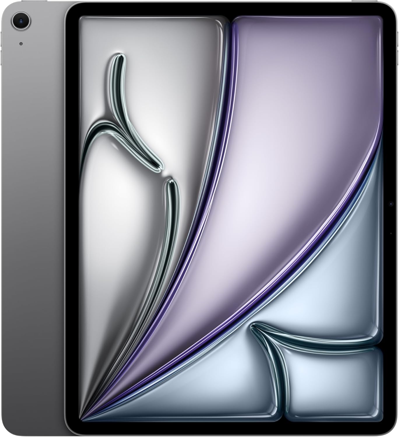 Apple iPad Air 13'' con chip M3: Apple Intelligence, 128 GB, fotocamera frontale e posteriore da 12MP, Wi-Fi 6E, Touch ID, un giorno intero di batteria — Grigio siderale