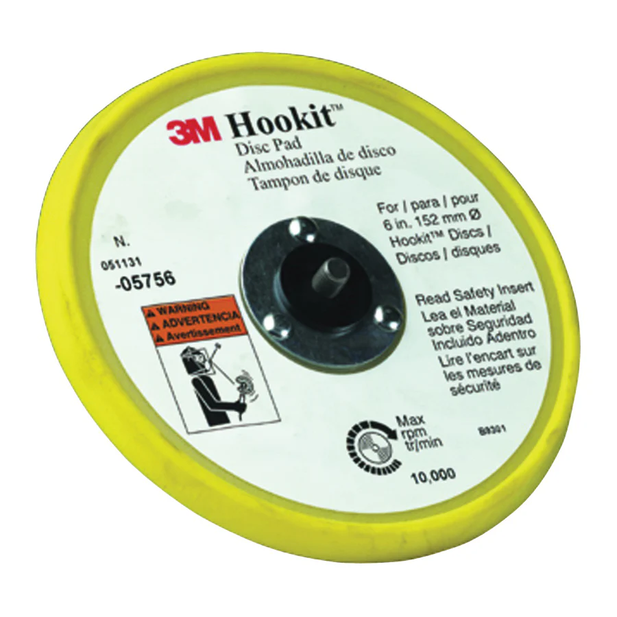 3M 05756  ~  Hookit Low Profile Disc Pad 0 6 in (15.24 cm)