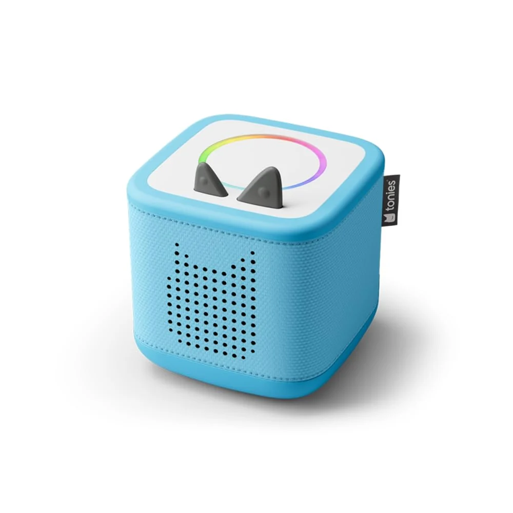 Toniebox 2 Bundle, Himmelblau, Audioplayer für Hörbücher, Lieder, Einschlafen und Tonieplay für Kinder