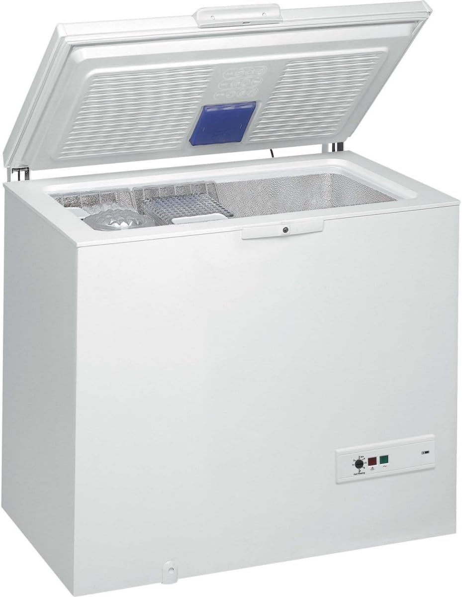 Whirlpool Freezer WHM31112 - Congelatore 2/315 litri, funzione super congelatore, illuminazione interna, classe energetica E], colore: Bianco