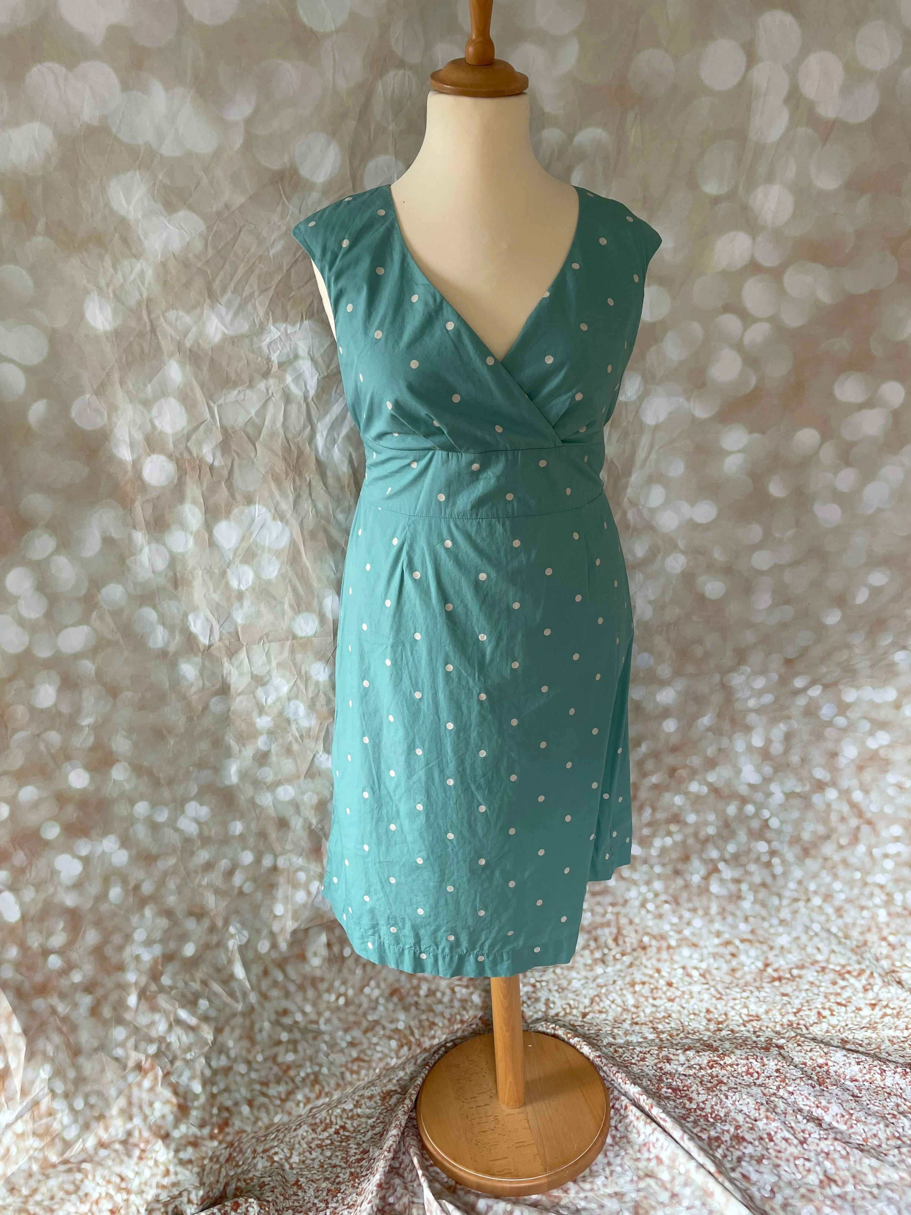 Joules Julia 50s/80s Inspired Cotton Polkadot Dress