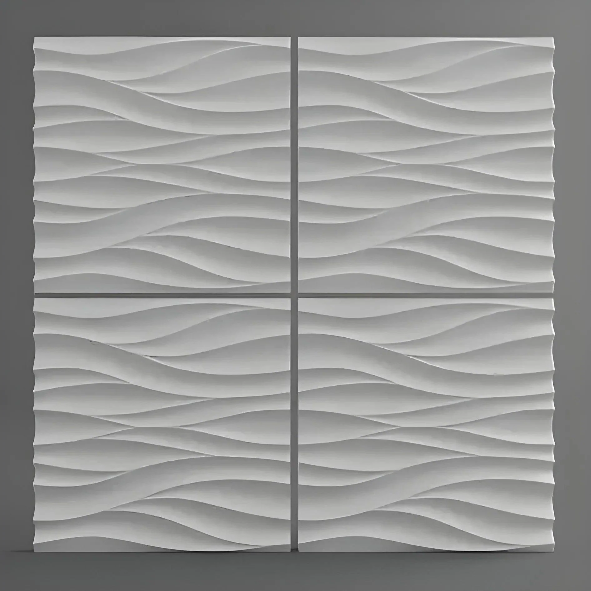 GYPSUM 3D WALL PANEL | WAVES 0058