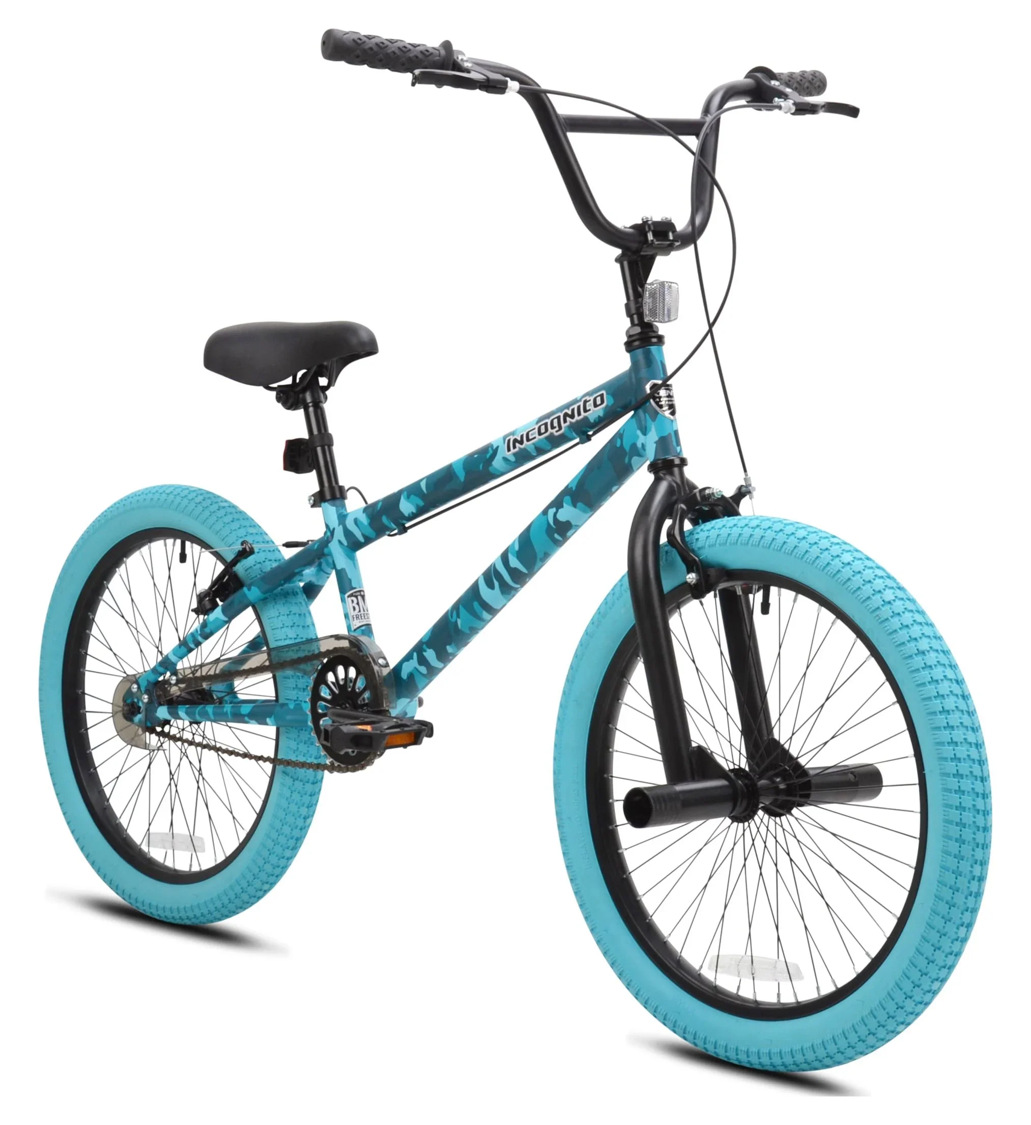 Kent Bicycle 20 hüvelykes Incognito lány BMX gyermek kerékpár, türkizkék terepmintás