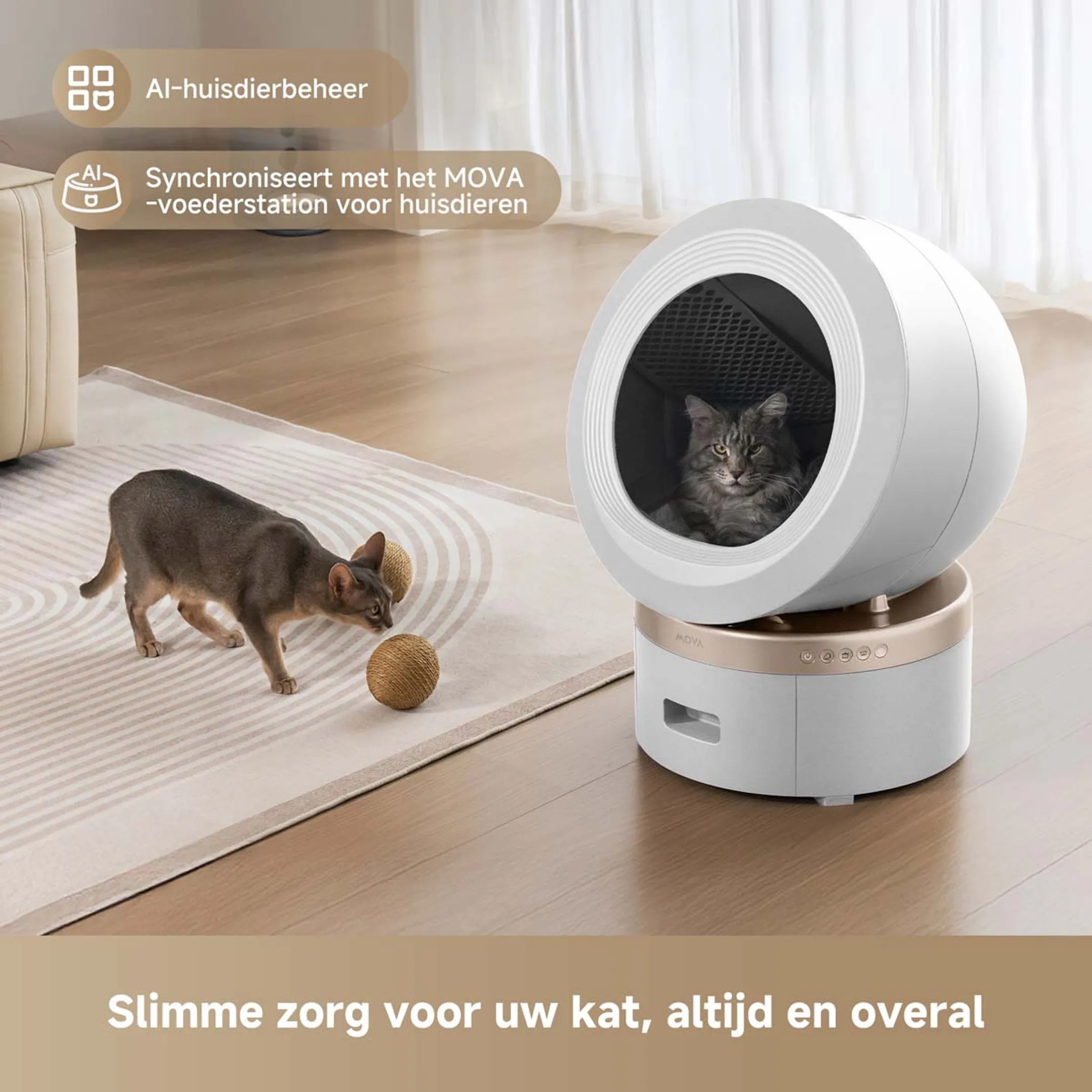 MOVA Automatische kattenbak LR10 Prime