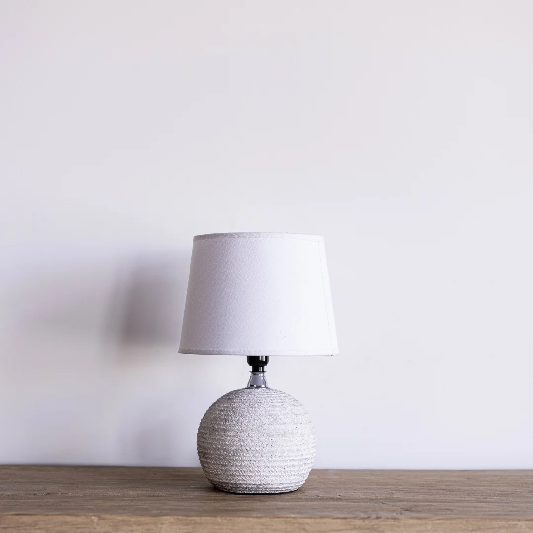 Grey Ceramic Lamp