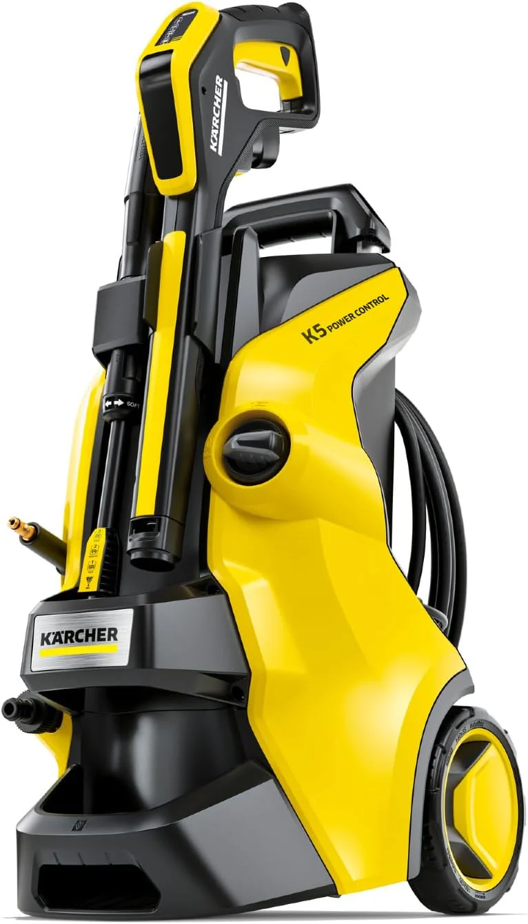 Kärcher K5 Power Control magasnyomású mosó, max. 2500 PSI, 9,75 m tömlő, 2 szórópisztoly – 5,68 l/perc