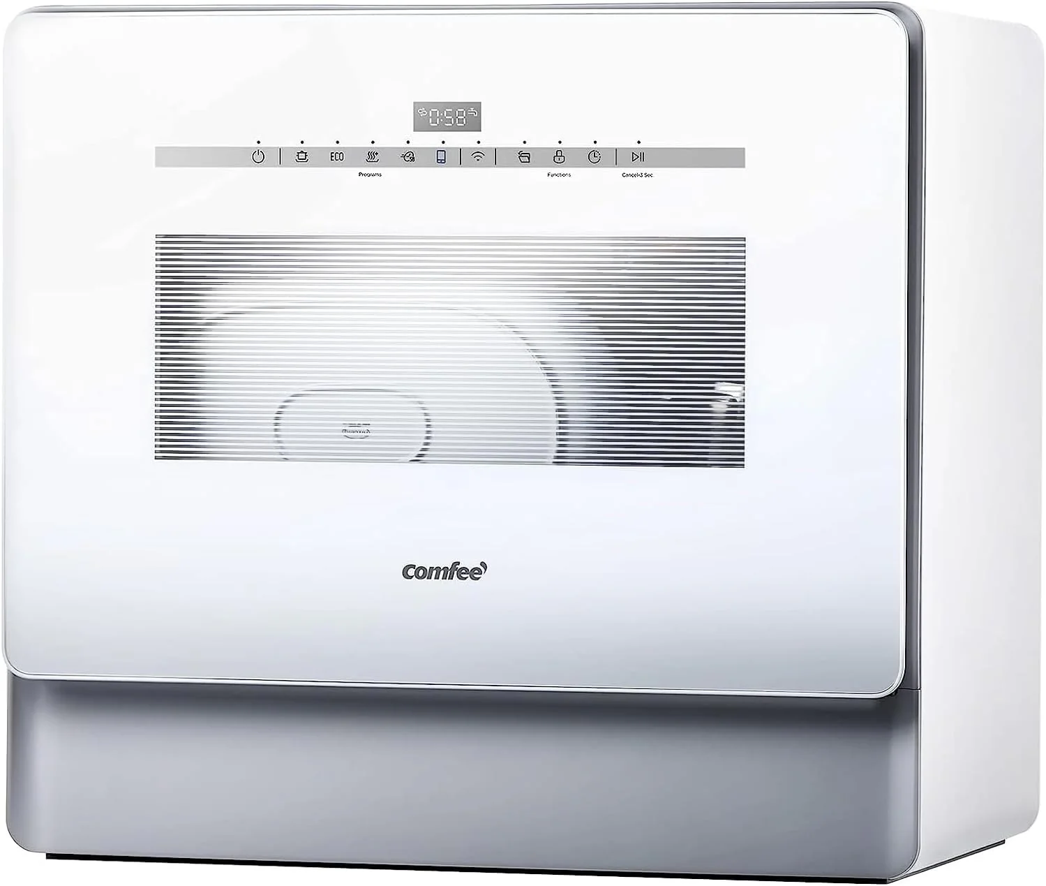 COMFEE' Portable Mini Dishwasher Countertop with 5L Built-in Water Tank
