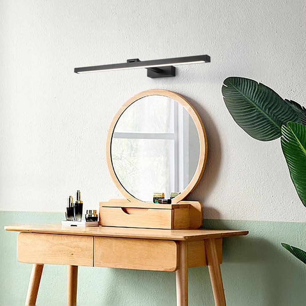 Vani-Wandleuchter für Badezimmer, verstellbar, für Make-up, Ankleidezimmer und Waschraum, moderne Linearbefestigung für helle