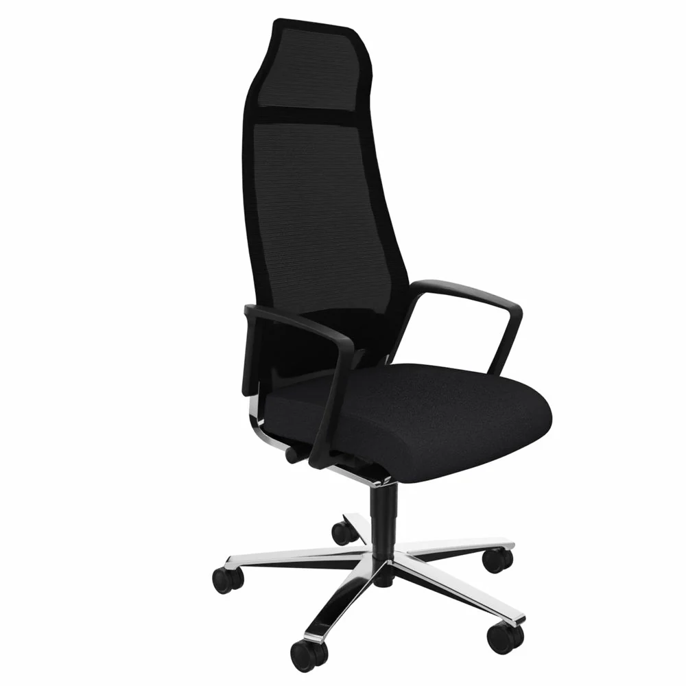 Sedia da ufficio ergonomica Züco Selvio E 0146 direzionale | Schienale alto in rete | configurabile