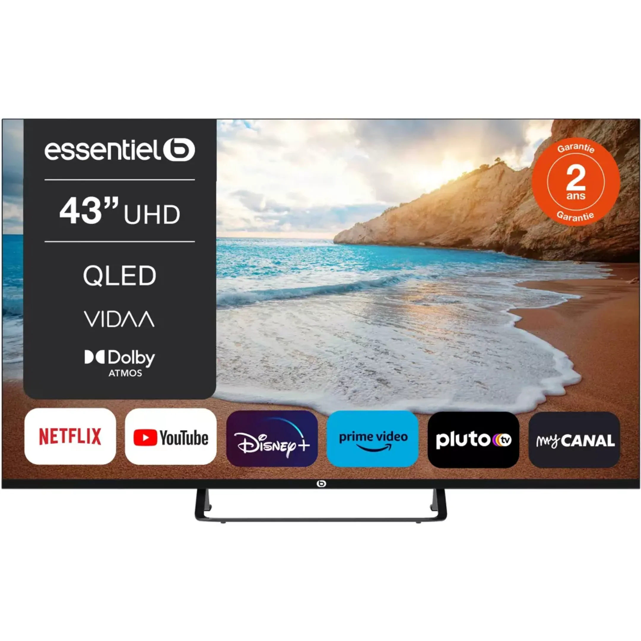 Essentiel-B QLED TV 4K 43QLED306  - 43 inch