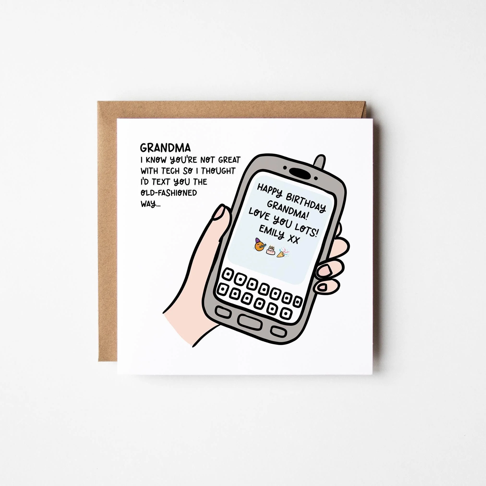 Funny Grandma Birthday Card a?�� Personalised Birthday Card For Granny a?�� Birthday Card for Nanny a?��  Birthday Card for Nanna a?��