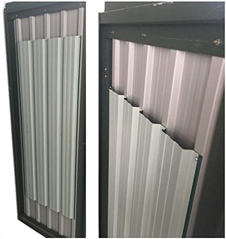 ITALFROM Box Casetta Casette Rimessa Ripostiglio Garage Auto Giardino Zincata Antracite Misura cm 500x300x232h - cod. [4535]