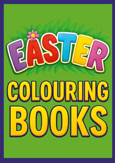 Children's Happy Easter Colouring Booklet