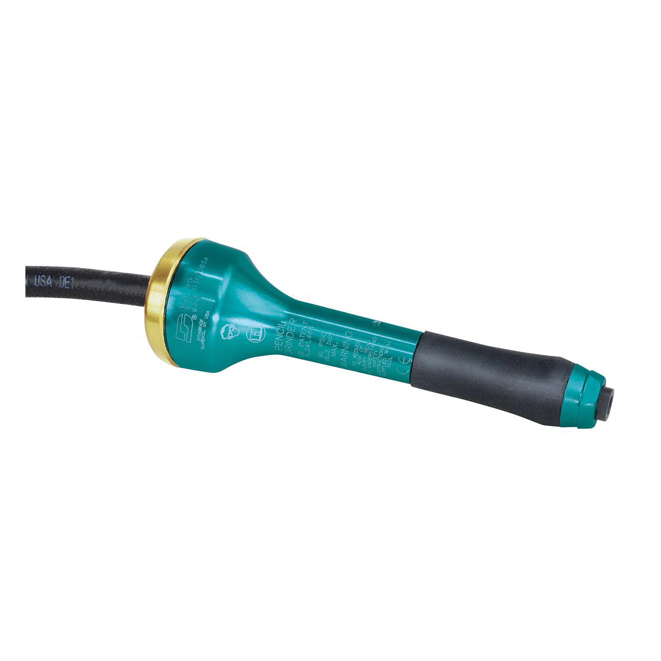 Dynabrade 51732  ~  .1 Hp Straight-Line Pencil Grinder 50000 Rpm Turbine Air Motor Rear Exhaust 3 mm Collet With Ceramic Bearings
