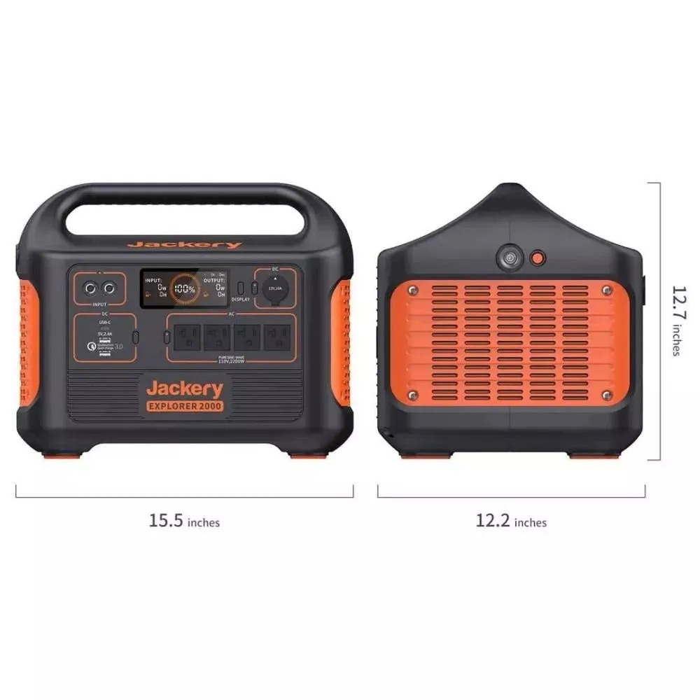 Jackery Solar Generator 2000 (Jackery 2000 4 db SolarSaga 200W)