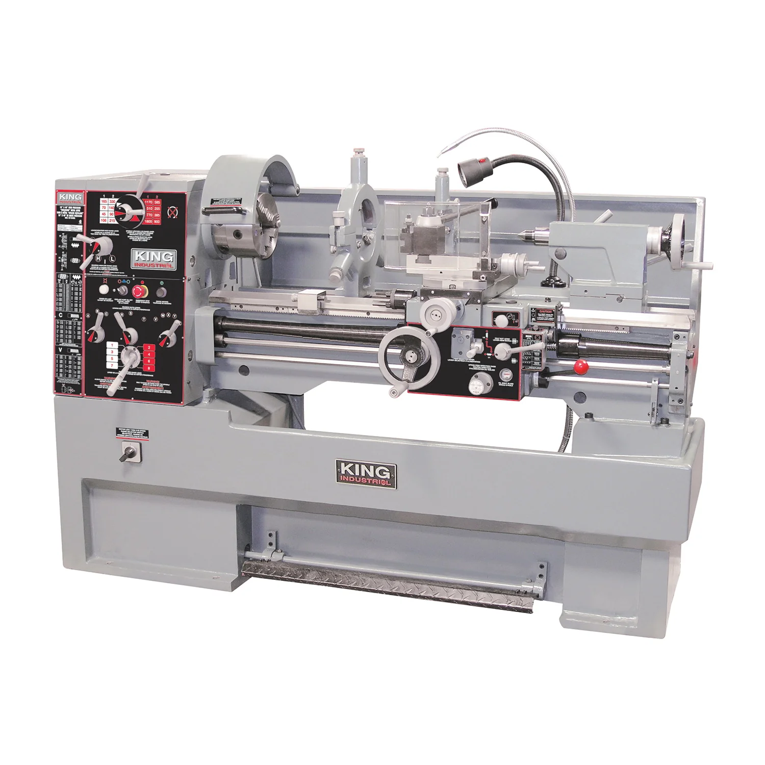 King Canada KC-1640ML  ~  Lathe Metal 16 Inch X 40 Inch Belt Drive 4 Hp 600V 3 Phase