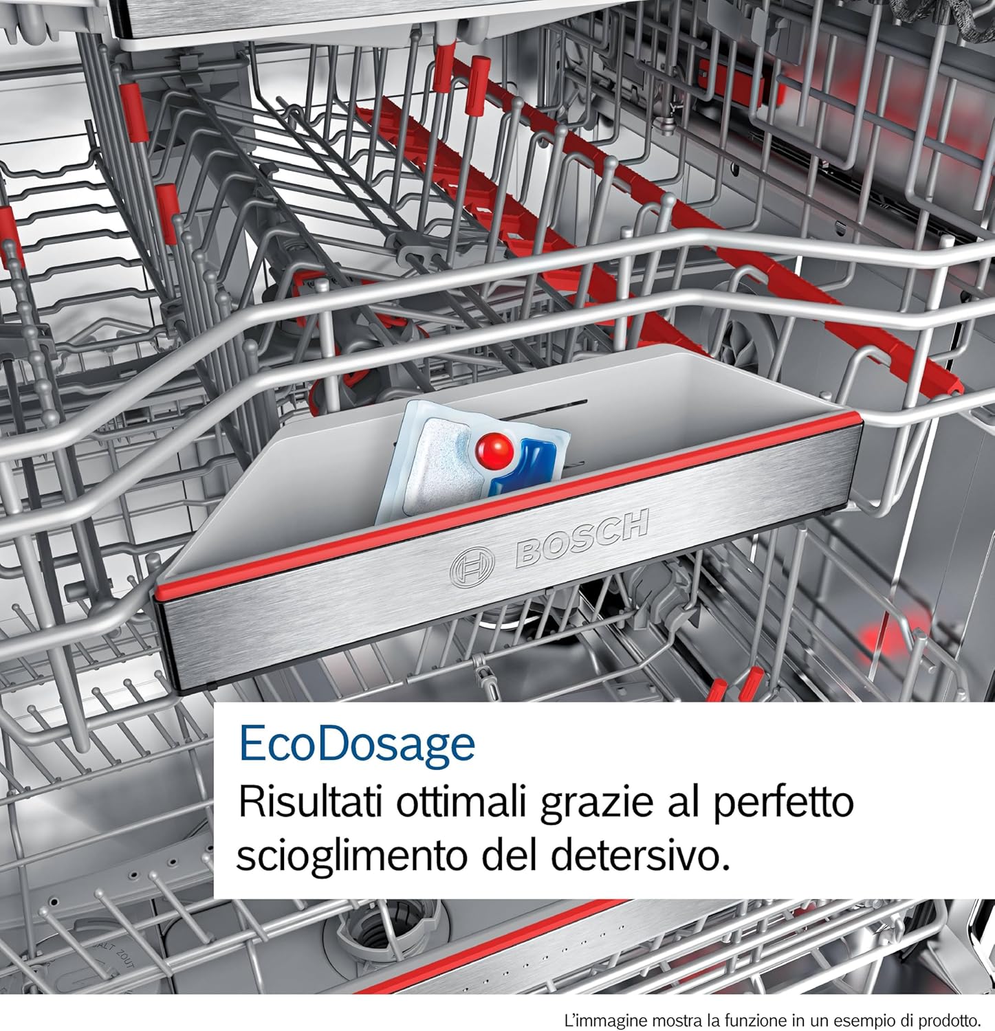 SMV4ECX31E Serie 4, Lavastoviglie da incasso a scomparsa totale, Home Connect, Extra Clean zone: lavaggio intenso per lo sporco più ostinato, Diagnostica da remoto, TimeLight, 60 cm