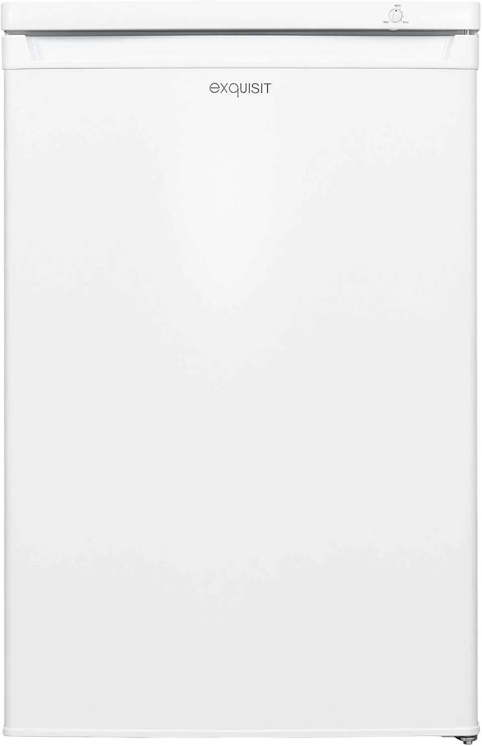Exquisit Gefrierschrank GS80-040E weiss | Standgerät | 91 l Volumen | Weiß | Gefrieren | Türanschlag wechselbar | Gefrierschubladen