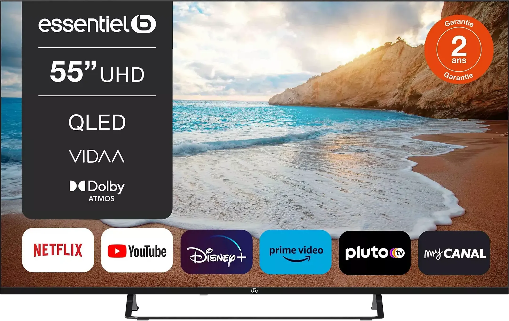 Essentiel-B QLED TV 4K 55QLED308 - 55 inch