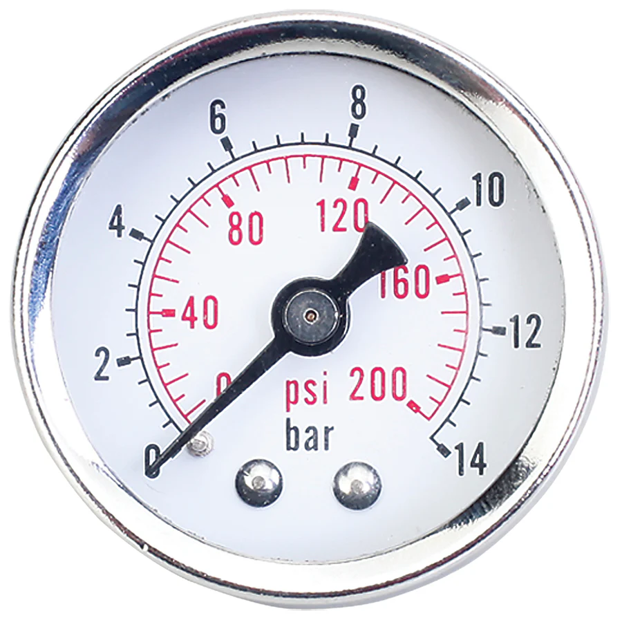 Jet RPGMIS18  ~  Pressure Gauge 1/8 Inch Npt Miniature Intermediate Standard